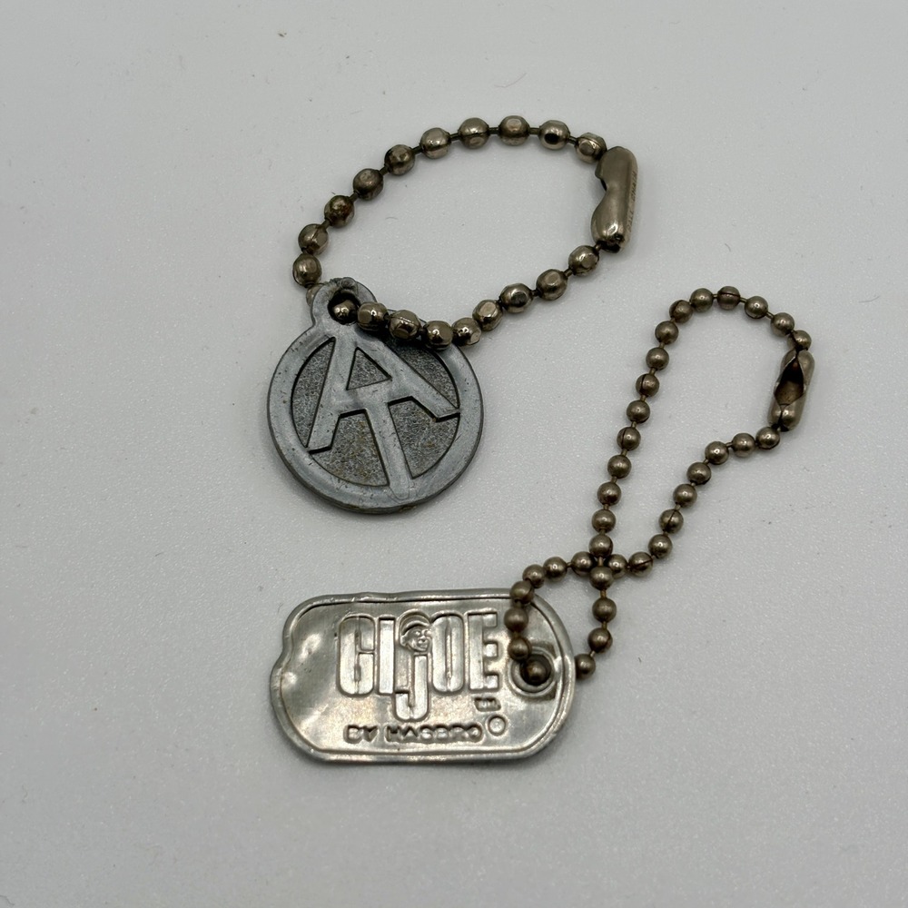 Vintage GI Joe Action Soldier and Adventure Team Dog Tags Hasbro Accessories